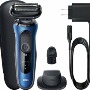 Braun - Series 6 Wet/Dry Electric Shaver - Blue