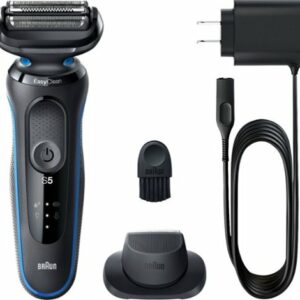 Braun - Series 5 EasyClean Wet/Dry Electric Shaver - Blue