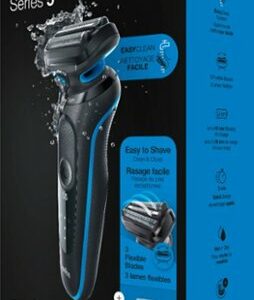 Braun - Series 5 EasyClean Wet/Dry Electric Shaver - Blue