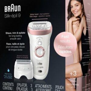 Braun - Silk-épil 9 Epilator - White/Bronze