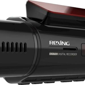 Rexing - V3 Basic Front and Cabin Dash Cam with Wi-Fi