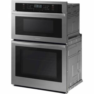 Samsung - 30" Microwave Combination Wall Oven with WiFi - Stainless Steel