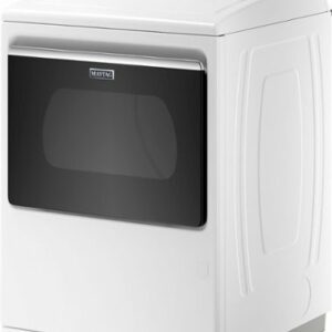 Maytag - 7.4 Cu. Ft. Smart Gas Dryer with Steam and Extra Power Button - White