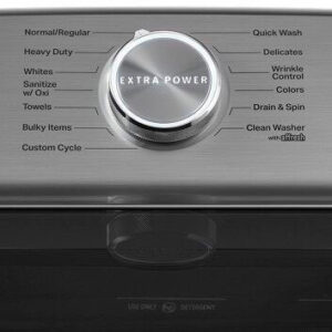 Maytag - 5.2 Cu. Ft. High Efficiency Smart Top Load Washer with Extra Power Button - Metallic Slate