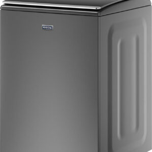 Maytag - 5.2 Cu. Ft. High Efficiency Smart Top Load Washer with Extra Power Button - Metallic Slate