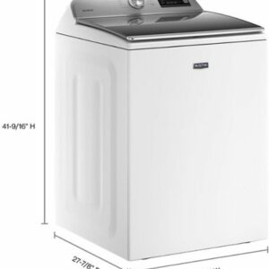 Maytag - 4.7 Cu. Ft. Smart Top Load Washer with Extra Power Button - White