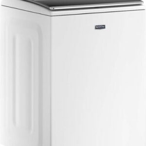 Maytag - 5.3 Cu. Ft. High Efficiency Smart Top Load Washer with Extra Power Button - White