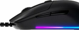 SteelSeries - Rival 3 Lightweight Wired Optical Gaming Mouse with Brilliant Prism RGB Lighting - Black