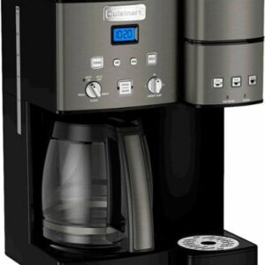 Cuisinart - Coffee Center 12-Cup Coffee Maker and Single Serve Brewer - Black Stainless Steel