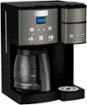 Cuisinart - Coffee Center 12-Cup Coffee Maker and Single Serve Brewer - Black Stainless Steel