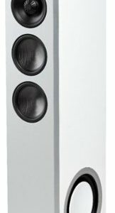 Definitive Technology - Demand D17 3-Way Tower Speaker (Right-Channel) - Single, White, Dual 10” Passive Bass Radiators - Gloss White