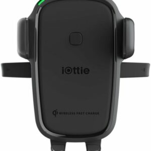 iOttie - Easy One Touch 2 Wireless Fast Charge Universal Dash/Windshield Mount for Mobile Phones - Black