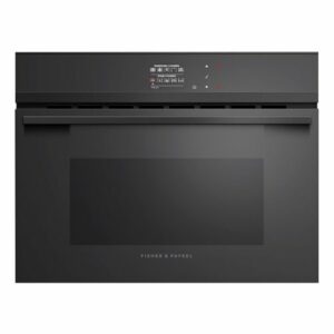 Fisher & Paykel - Minimal 24" Built-In Single Electric Convection Wall Oven - Black