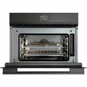 Fisher & Paykel - Minimal 24" Built-In Single Electric Convection Wall Oven - Black