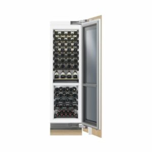 Fisher & Paykel - ActiveSmart 91-Bottle Built-In Dual Zone Wine Cooler - Stainless Steel