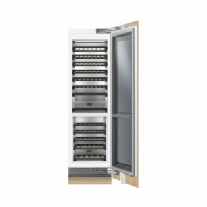 Fisher & Paykel - ActiveSmart 91-Bottle Built-In Dual Zone Wine Cooler - Stainless Steel