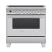 Fisher & Paykel - Classic Series 4.9 Cu. Ft. Freestanding Electric Induction Convection Range with Self-Cleaning - Stainless Steel