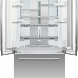 Fisher & Paykel - ActiveSmart 14.7 Cu. Ft. French Door Built-In Refrigerator - Custom Panel Ready