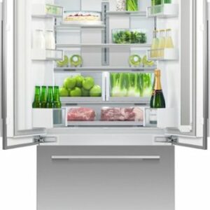 Fisher & Paykel - ActiveSmart 14.7 Cu. Ft. French Door Built-In Refrigerator - Custom Panel Ready