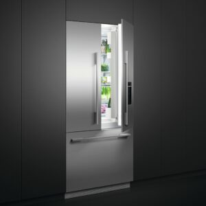 Fisher & Paykel - ActiveSmart 14.7 Cu. Ft. French Door Built-In Refrigerator - Custom Panel Ready