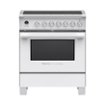 Fisher & Paykel - Classic Series 3.5 Cu. Ft. Freestanding Electric True Convection Range with Self-Cleaning - Silver