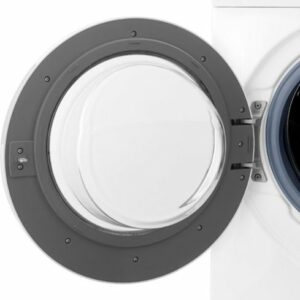 Insignia™ - 2.7 Cu. Ft. High Efficiency Stackable Front Load Washer - White