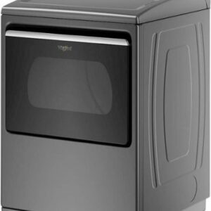 Whirlpool - 7.4 Cu. Ft. Smart Electric Dryer with Steam - Chrome Shadow