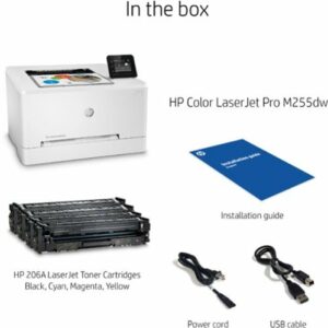 HP - LaserJet Pro M255dw Wireless Color Laser Printer - White