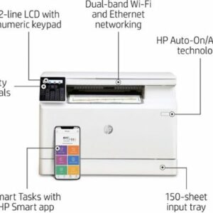 HP - LaserJet Pro MFP M182nw Wireless Color All-In-One Laser Printer