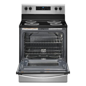 Whirlpool - 4.8 Cu. Ft. Freestanding Electric Range with Keep Warm Setting - Stainless Steel