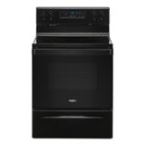 Whirlpool - 5.3 Cu. Ft. Freestanding Electric Range with Keep Warm Setting - Black