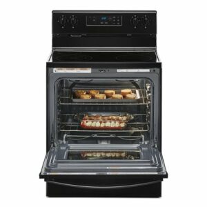 Whirlpool - 5.3 Cu. Ft. Freestanding Electric Range with Keep Warm Setting - Black