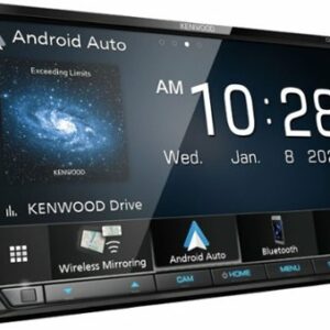 Kenwood - 7" - Android Auto/Apple® CarPlay™ - Built-in Bluetooth - In-Dash CD/DVD/DM Receiver - Black