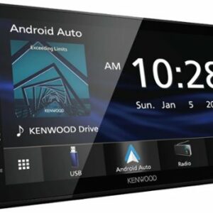 Kenwood - 6.75" - Android Auto/Apple® CarPlay™ - Built-in Bluetooth - In-Dash Digital Media Receiver - Black