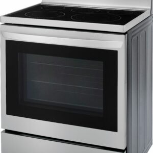 LG - 6.3 Cu. Ft. Smart Freestanding Electric Convection Range with EasyClean and InstaView - Stainless Steel