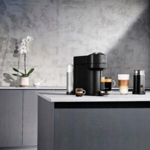 Nespresso - Vertuo Next Premium by Breville with Aeroccino3 - Classic Black