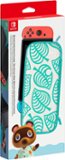 Animal Crossing: New Horizons Aloha Edition Carrying Case and Screen Protector for Nintendo Switch - White