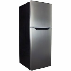 Danby - 7 Cu. Ft. Top-Freezer Refrigerator - Black/Stainless Steel Look