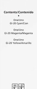 Canon - GI-20 3-Pack Ink Bottles - Cyan/Magenta/Yellow