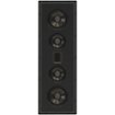 MartinLogan - Dual 5-1/4" 125-Watt Passive 2-Way In-Wall Speaker (Each) - Black