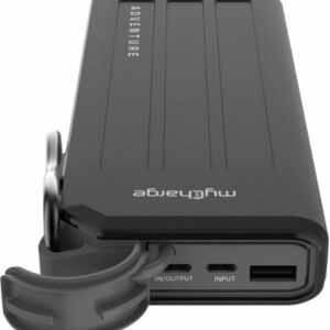 myCharge - Adventure H2O Turbo 20,100 mAh Portable Charger for Most USB Enabled Devices - Gray