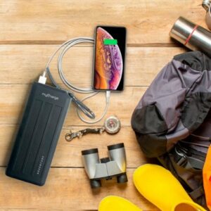 myCharge - Adventure H2O Turbo 20,100 mAh Portable Charger for Most USB Enabled Devices - Gray