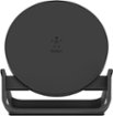 Belkin - 10W Qi-Certified Wireless Charger Stand - Fast Charging for iPhone, Samsung Galaxy - Includes AC Adapter - Black