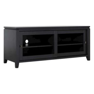 Simpli Home - Cosmopolitan Contemporary TV Media Stand for Most TVs Up to 50" - Black