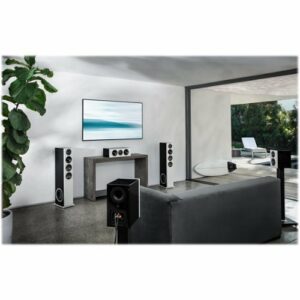 Definitive Technology - Demand D15 3-Way Tower Speaker (Left-Channel) - Single, Black, Dual 8” Passive Bass Radiators - Piano Black