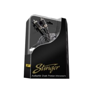 Stinger - 9000 Series 17' Audio RCA Cable - Black