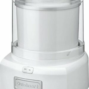 Cuisinart - 1.5-Quart Ice Cream and Sorbet Maker - White