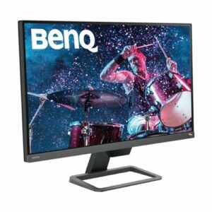 BenQ - EW2780Q 27" IPS LED QHD 60Hz Entertainment Monitor with HDR, Integrated Speakers (HDMI/DP) - Black/Metallic Gray