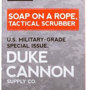 Duke Cannon - Soap On A Rope Tactical Scrubber - Orange/Green