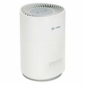 GermGuardian - 13.5-inch Air Purifier with 360-Degree True HEPA Pure Filter and Timer for 105 Sq. Ft. Rooms - White